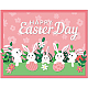 BENECREAT 2Pcs Happy Easter Day Cutting Dies Stencils DIY-WH0309-759-8