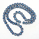 Chapelets de perles en verre électroplaqué&nbsp;X-EGLA-S131-10mm-A04-2