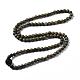 Feng Shui 4-Loop Wrap Style Buddhist Jewelry BJEW-T009-03-8