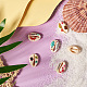 Cheriswelry 60pcs 6 perles de coquille de cauris naturelles imprimées de style SSHEL-CW0001-5