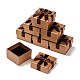 6 Stück quadratischen Karton Ring-Boxen für Festival Geschenke Verpackung X-CBOX-C011-6-2