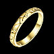 V forma los anillos de dedo de la aleación de estaño partido para las mujeres RJEW-BB15369-6G-2