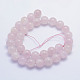 Chapelets de perles en morganite naturelle G-L478-08-12mm-3
