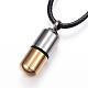 PU Leather Cord Pendant Necklaces NJEW-N0072-22-3
