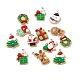 Ciondoli in resina opaca a tema natalizio FIND-E025-10-1