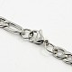 Figaro Chain Necklace for Men NJEW-F027-03-7mm-3