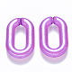 Imitación jelly acrílico anillos de enlace OACR-S036-006A-F03-1