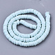 Chapelets de perle en pâte polymère manuel CLAY-R089-6mm-032-2