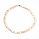 Shell collane di perle perline NJEW-I224-A01-1