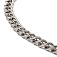 304 Stainless Steel Cuban Link Chain Necklaces NJEW-D050-01D-P-2