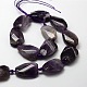 Natural Amethyst Nuggets Beads Strands G-E329-02-2