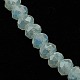 Crystal Glass Rondelle Beads Strands EGLA-F049C-01-1