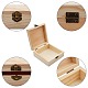 Gorgecraft 2 pz scatola di legno non finita piccola scatola artigianale in legno con coperchio incernierato e chiusura frontale per fai da te pasqua arti hobby portagioie CON-WH0072-13-4