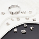 WADORN 26pcs Rhinestone Letter Slide Charms FIND-WH0120-12P-5