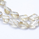 Chapelets de perles en verre électroplaqué EGLA-G018-L-PL01-3