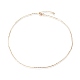 Long-Lasting Plated Brass Chain Necklaces NJEW-MSMC002-14G-NF-2