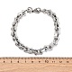 Браслеты из прямоугольной цепи из нержавеющей стали 304 для женщин и мужчин BJEW-R018-20P-5