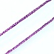 メタリック糸  刺しゅう糸  6プライ  パープル  0.6mm  約546.8ヤード（500m）/ロール MCOR-G001-0.6mm-02-2