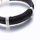 Bracelets de cordon en cuir BJEW-E345-09P-2