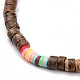 Heishi Perlen Armbänder & Halsketten Sets SJEW-JS01107-7