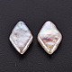 Perlas de perlas naturales keshi PEAR-N020-I01-3