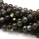 Aa grade pierre naturelle perles rondes de labradorite brins G-E251-33-10mm-1