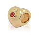 Nickel Free & Lead Free Golden Alloy Rhinestone European Beads PALLOY-J219-014B-NR-2