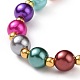 Ensembles de bracelets et colliers à thème licorne pour enfants SJEW-JS01265-6
