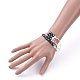 Verstellbare Armbänder aus gewachster Polyesterschnur mit Perlen BJEW-JB05295-4