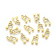 合金のチベット風チャーム  カドミウムフリー＆鉛フリー  音符  アンティーク黄金  16x11x1mm  穴：1.5mm TIBEP-R169-AG-LF-1