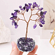 1 шт. натуральные аметистовые чипсы украшения из дерева жизни DJEW-DJ0001-08B-3