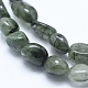 Chapelets de perles en quartz rutile vert naturel G-E483-49-3