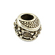 Tibetischer Stil Legierung europäische Perlen Fassungen für Strasssteine X-TIBEB-7632-AS-NR-1