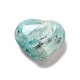 Натуральный амазонит домашнее сердце любовь камни G-G986-03-2