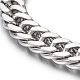 304 de acero inoxidable pulseras de cadena de trigo BJEW-L665-07P-2