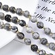 Brins de perles de pierre de carte naturelle/pierre picasso G-N326-100-09-4