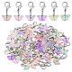 60шт 6 цвета стеклянный кулон HJEW-PH01915-1