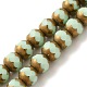 Chapelets de perles en verre opaque de couleur unie GLAA-G098-02A-1