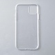 透明なDIYブランクシリコンスマートフォンケース  iphone11（6.1インチ）に適合  電話ケースを注ぐDIYエポキシ樹脂用  ホワイト  15.4x7.7x0.9cm MOBA-F007-08-1