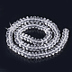 Synthetic Quartz Crystal Beads Strands G-S285-11-2