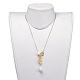 Collane con ciondoli di perle Keshi naturali barocche e set di gioielli con orecchini pendenti SJEW-JS01074-7