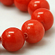 Natural Mashan Jade Round Beads Strands G-D263-12mm-XS18-1