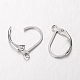 304 Stainless Steel Leverback Earring Findings X-STAS-O084-09-1