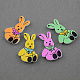 Bunny Wood Buttons WOOD-S024-M-LF-1
