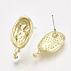 Accessoires de clous d'oreilles en alliage PALLOY-T056-126-2