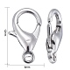 Zinc Alloy Lobster Claw Clasps X-E102-2