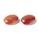 Piedras de palma de masaje curativo de aventurina roja natural G-E579-03B-3