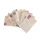 スクラップブック紙パッド  DIYアルバムスクラップブック用  グリーティングカード  背景紙  装飾的な日記  人生の画像  9.1x6.6cm  30個/袋 DIY-H129-A04-1