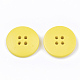 Расписные деревянные кнопки WOOD-Q040-001G-2