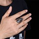 Men's Stainless Steel Finger Rings RJEW-BB29850-10-2